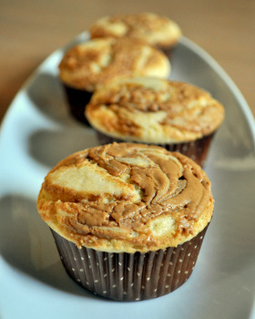 Self Frosting Biscoff Cupcakes