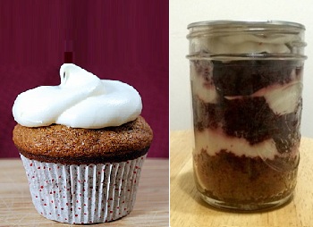 Cupcake vs Cupcake in Jar