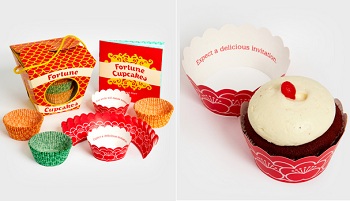Fortune Cupcake Wrappers