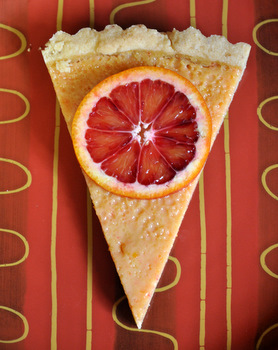 Blood Orange Tart Slice
