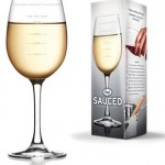Sauced wine glass