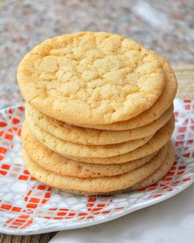 Double Vanilla Sugar Cookies