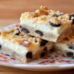 Chocolate Chip Cookie Dough Cheesecake Bars