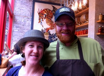 Dragon Ranch, Nicole and Chef Red Hauge