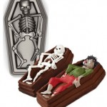 3D Skeleton in Coffin Pan