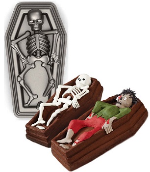3D Skeleton in Coffin Pan