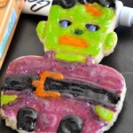 Glitter Frankenstein Cookie
