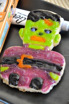 Glitter Frankenstein Cookie