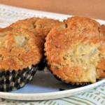 Ginger and Pear Oatmeal Muffins
