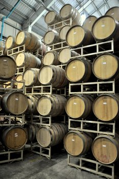 Paraduxx Winery Barrel Room