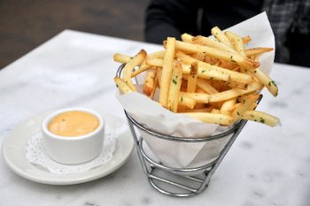 Fries at Bistro Jeanty