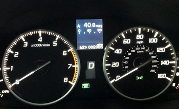 Acura ILX average mileage