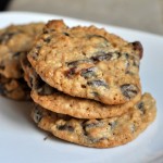 Whole Wheat Chocolate Chip Cookies with Dried Cranberries