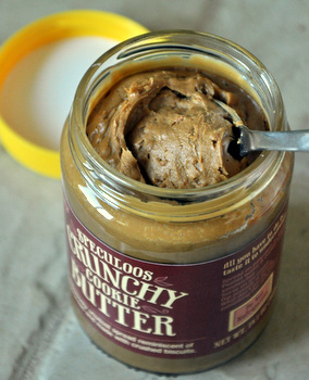 Trader Joe's Crunchy Speculoos Cookie Butter, up close