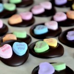 Conversation Heart Mendiants for Valentines