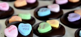 Conversation Heart Mendiants for Valentines