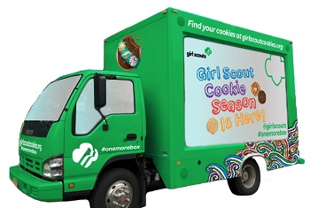Girl Scout Cookie Truck