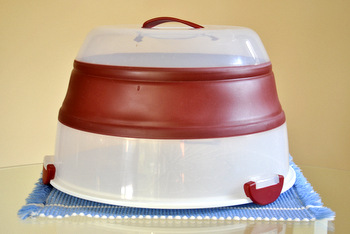 Progressive Int'l Collapsible Cake Carrier, expanded