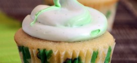 Vanilla and Lime Marble Cupcakes