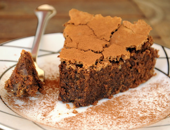 Rustic Amaranth Chocolate Cake
