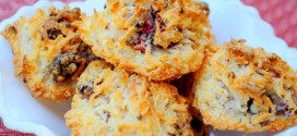 Raspberry Coconut Macaroons