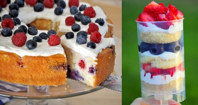 Naturally Colorful Desserts for the 4th of July