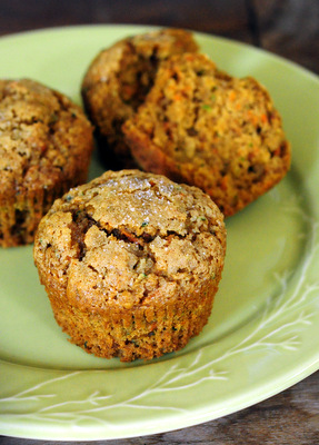 Harvest Carrot and Zucchini Muffins