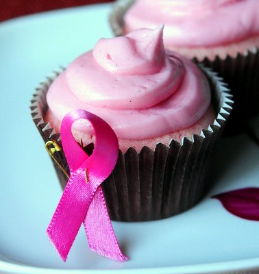 Pink Breast Cancer Cupcakes