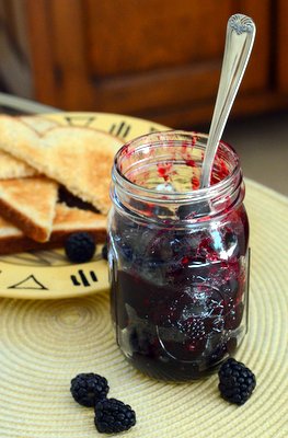 Homemade Blackberry Jam - and plenty of toast!
