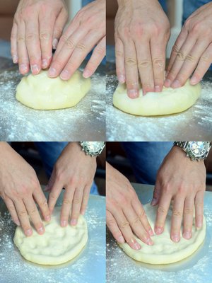 Shaping Pizza Dough