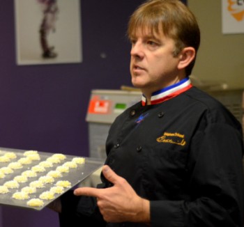 MOF Stephan Treand during a Baking Demonstration