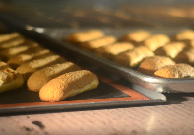 Eclairs in the Oven at The Pastry School