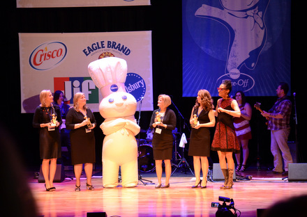 The Finalists and Carla Hall at the Pillsbury Bake-Off Awards Show