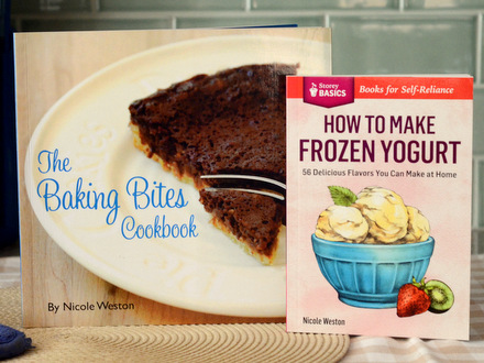 Baking Bites Cookbook and How to Make Frozen Yogurt