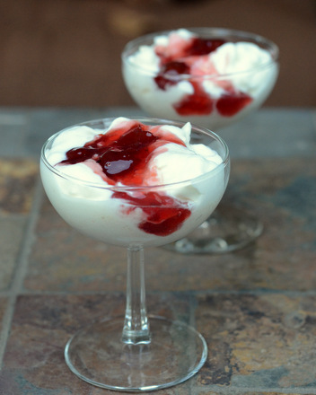 Amaretto Eaton Mess with Five Spice Cherries