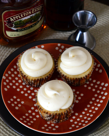 Rum & Vanilla Cupcakes