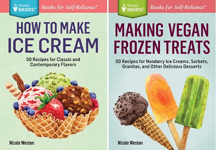 New Cookbooks from Nicole: How to Make Ice Cream and Making Vegan Frozen Treats