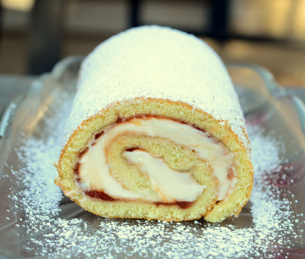 Guava and Cream Cheese Jelly Roll