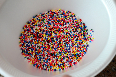 Bowl of Rainbow Sprinkles