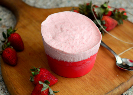 Perfect Summer Dessert: Frozen Strawberry Souffles