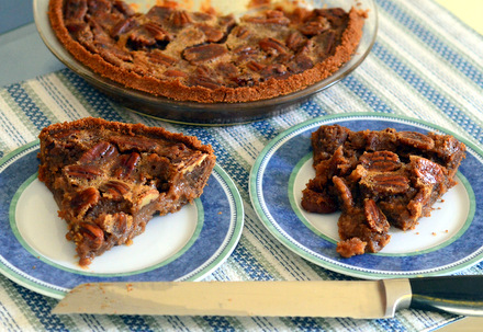 Imperfectly Cut Pecan Pie