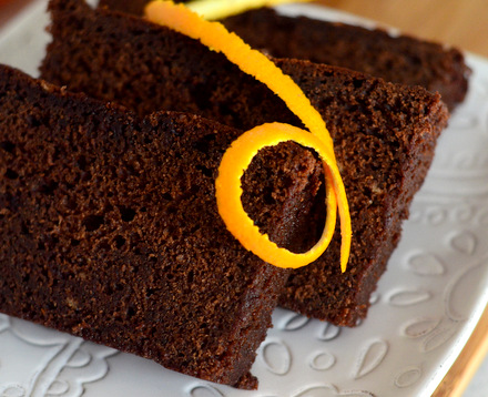 Chocolate Tangerine Pound Cake