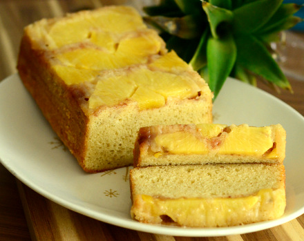 Pineapple Upside Down Loaf Cake