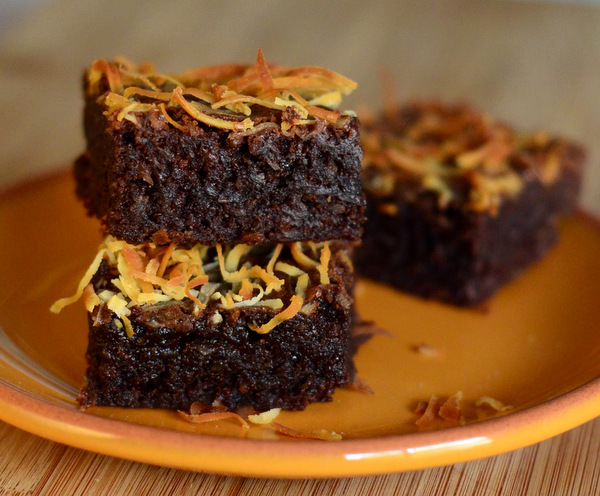 Toasted Coconut Brownies