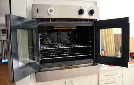 Baking Bites' American Range French Door Gas Oven