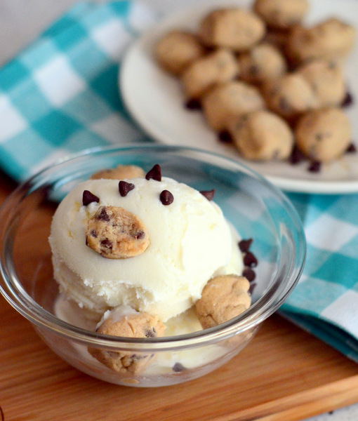 Gluten Free Chocolate Chip Cookie Dough for Ice Cream