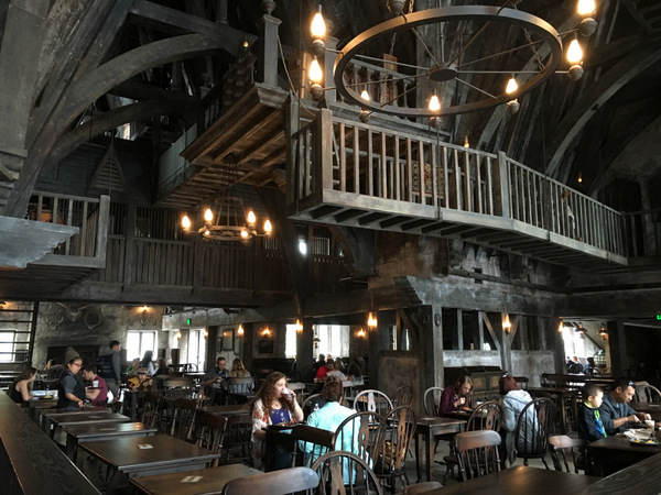 Lunch at The Three Broomsticks
