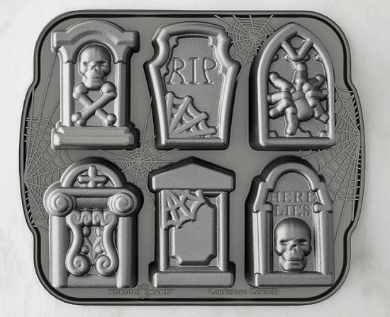 Nordic Ware Halloween Tombstone Cakelet Pan - Baking Bites