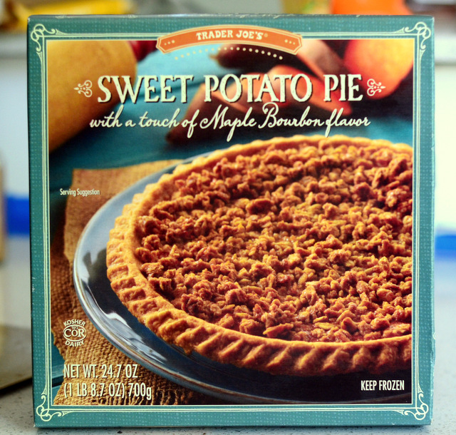 Trader Joe's Sweet Potato Pie with Maple and Bourbon, reviewed