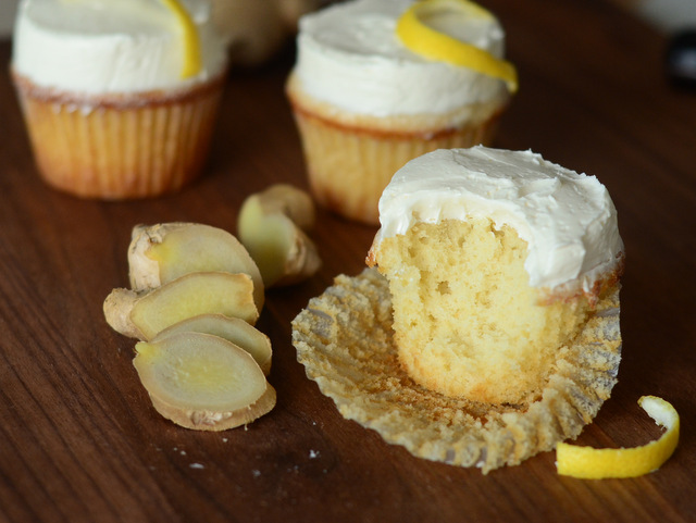 Lemon Ginger Cupcakes